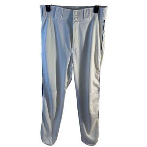 Nike Team white  blue piping pants medium M (minor stains)rn#56323